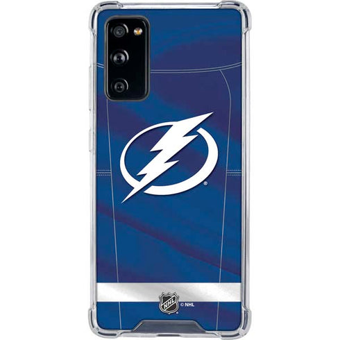 NHL Tampa Bay Lightning Jersey Galaxy S20 FE Clear Case